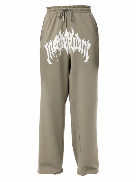 Foto van product VAMOS CLO Broek olijfgroen / wit
