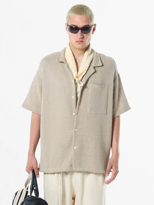 Foto van product VAMOS CLO Overhemd beige