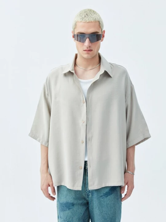 Foto van product VAMOS CLO Overhemd beige