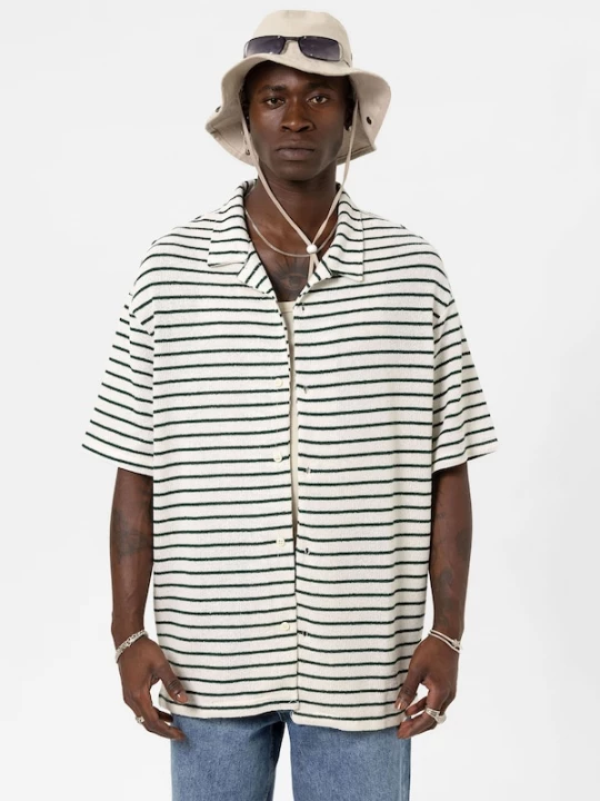 Foto van product VAMOS CLO Overhemd groen / wit