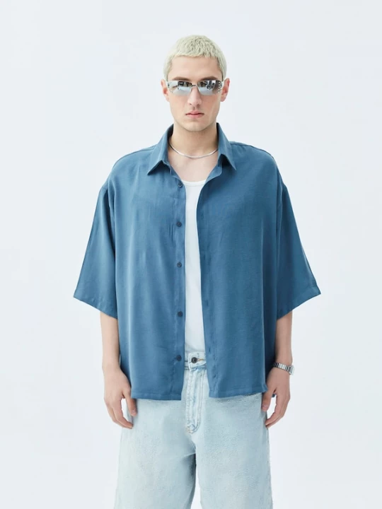 Foto van product VAMOS CLO Overhemd indigo