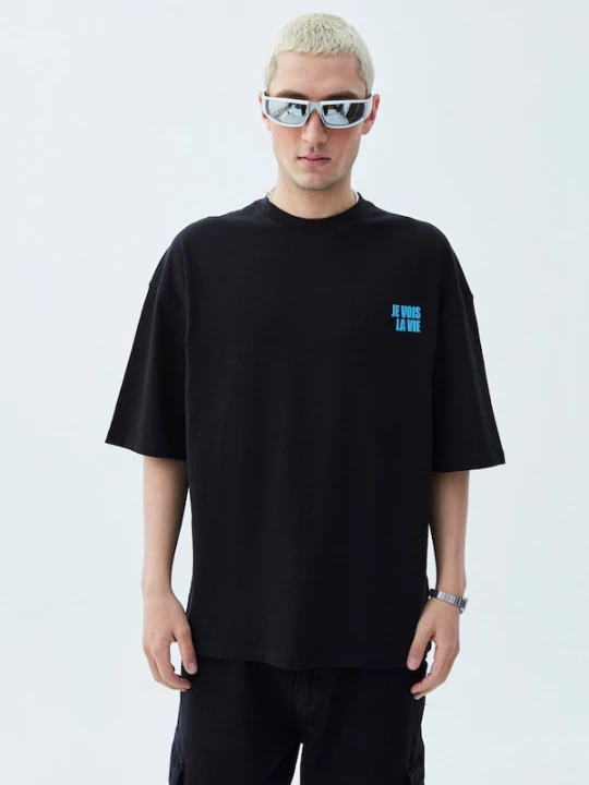 Foto van product VAMOS CLO Shirt blauw / zwart / wit