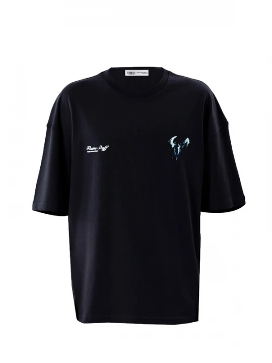 Foto van product VAMOS CLO Shirt blauw / zwart / wit