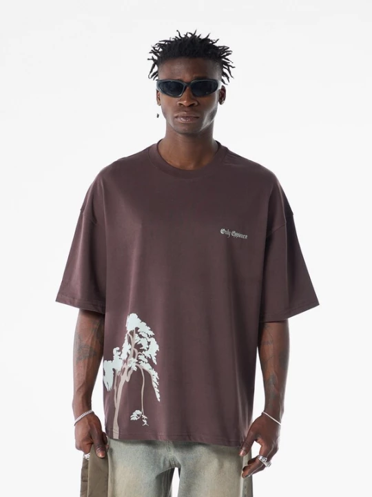 Foto van product VAMOS CLO Shirt bruin / wit