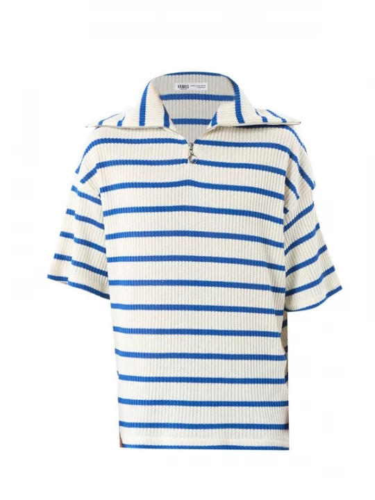 Foto van product VAMOS CLO Shirt crème / blauw