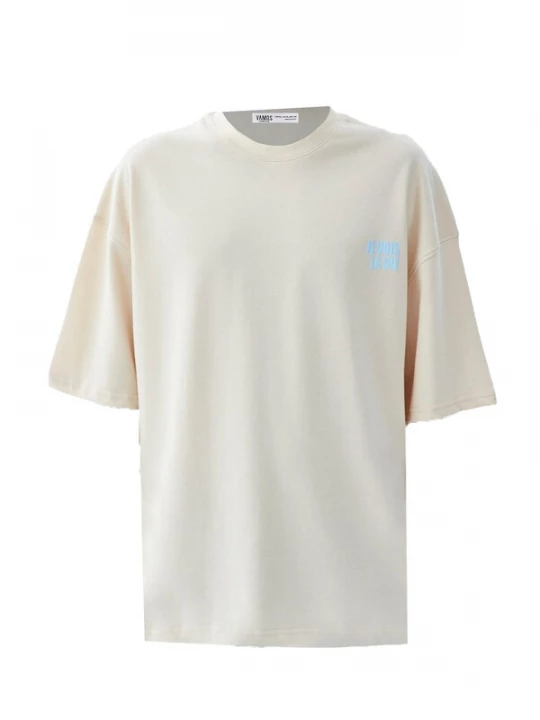 Foto van product VAMOS CLO Shirt crème / turquoise / zwart