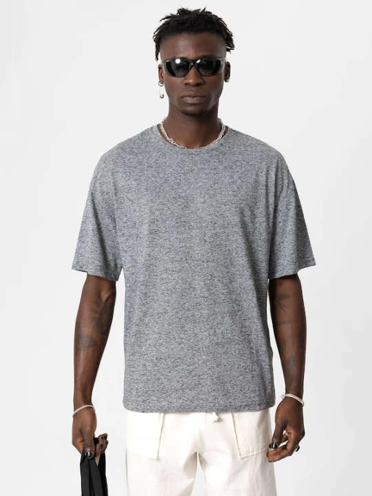 Foto van product VAMOS CLO Shirt grijs gemêleerd
