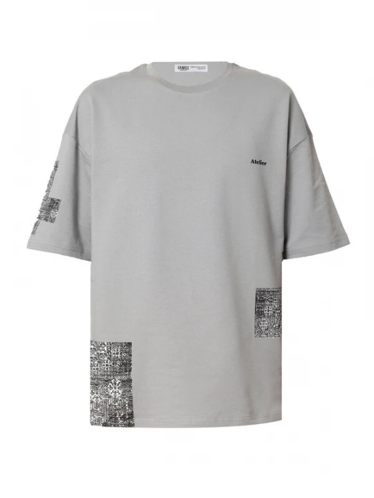 Foto van product VAMOS CLO Shirt grijs / gemengde kleuren