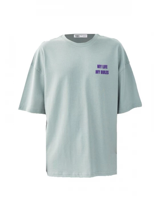 Foto van product VAMOS CLO Shirt grijs / lila