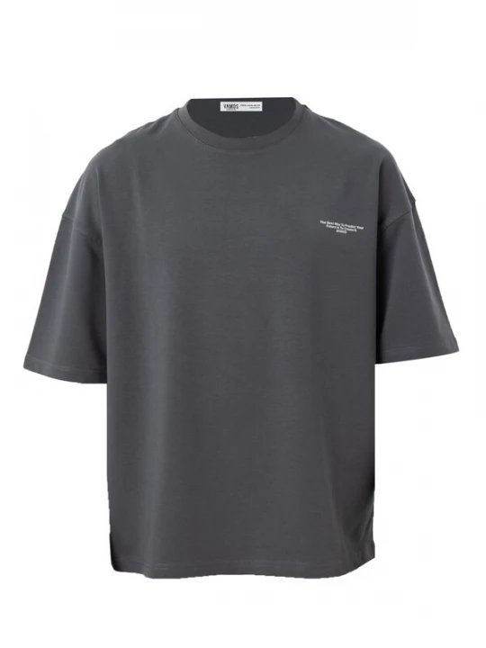 Foto van product VAMOS CLO Shirt grijs / wit