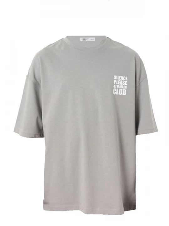 Foto van product VAMOS CLO Shirt grijs / wit