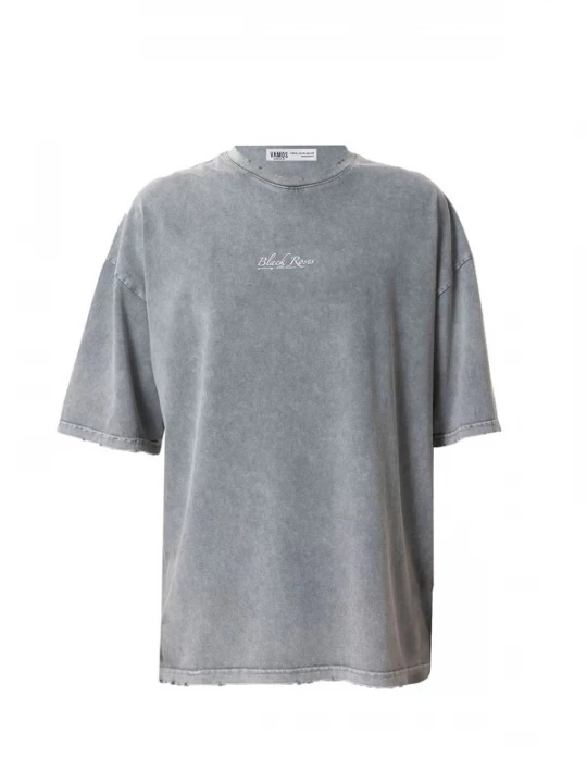 Foto van product VAMOS CLO Shirt grijs / zwart / wit