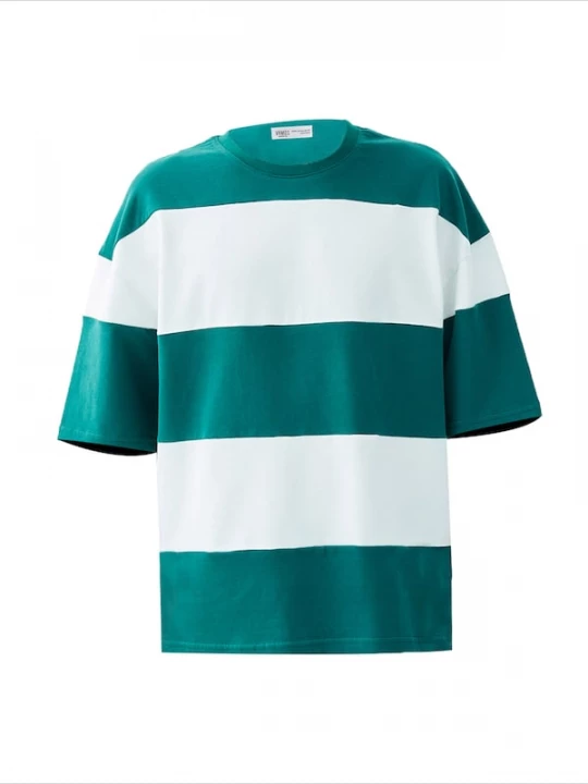 Foto van product VAMOS CLO Shirt groen / zwart / wit
