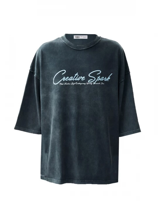 Foto van product VAMOS CLO Shirt lichtblauw / zwart / wit