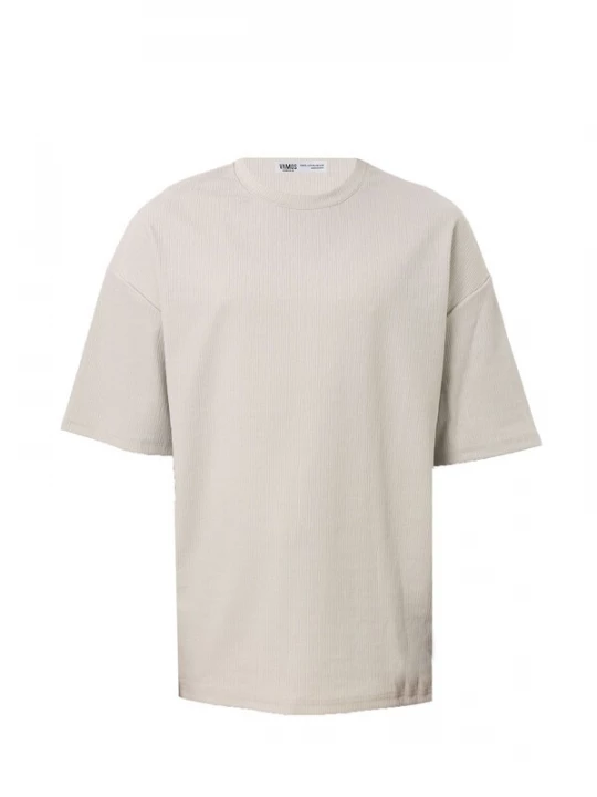 Foto van product VAMOS CLO Shirt stone grey