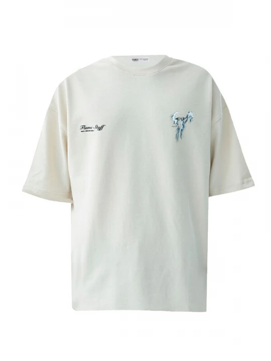 Foto van product VAMOS CLO Shirt stone grey / gemengde kleuren