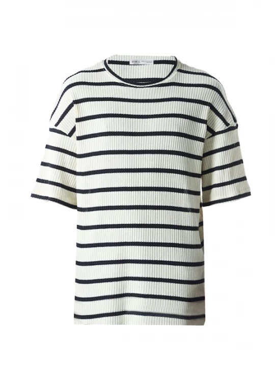 Foto van product VAMOS CLO Shirt zwart / offwhite