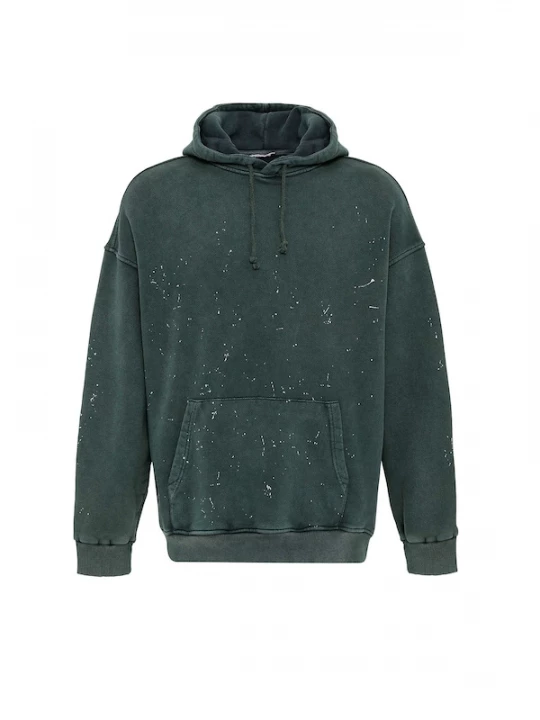 Foto van product VAMOS CLO Sweatshirt donkergroen / wit