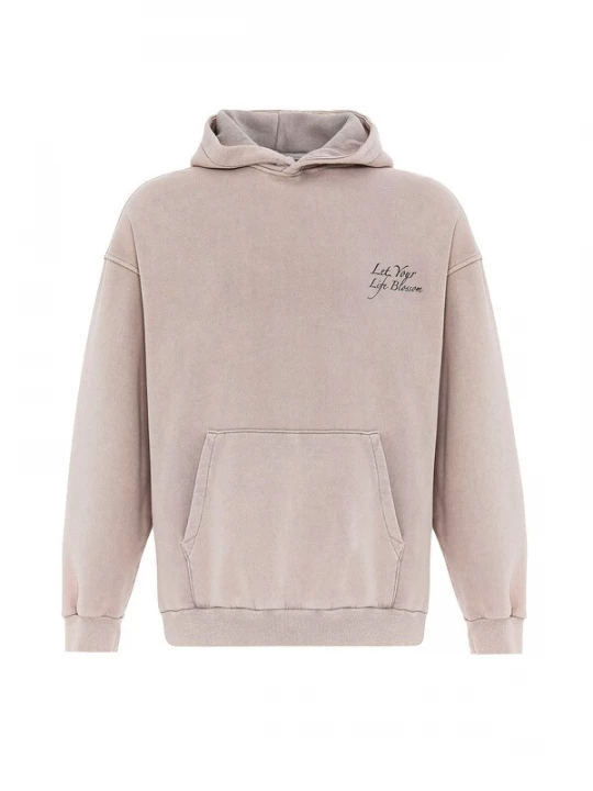 Foto van product VAMOS CLO Sweatshirt greige / donkergrijs / wit