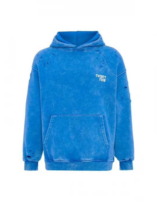 Foto van product VAMOS CLO Sweatshirt royal blue / koningsblauw / offwhite