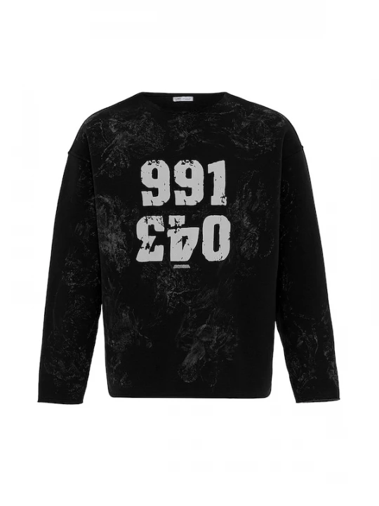 Foto van product VAMOS CLO Sweatshirt zwart / offwhite