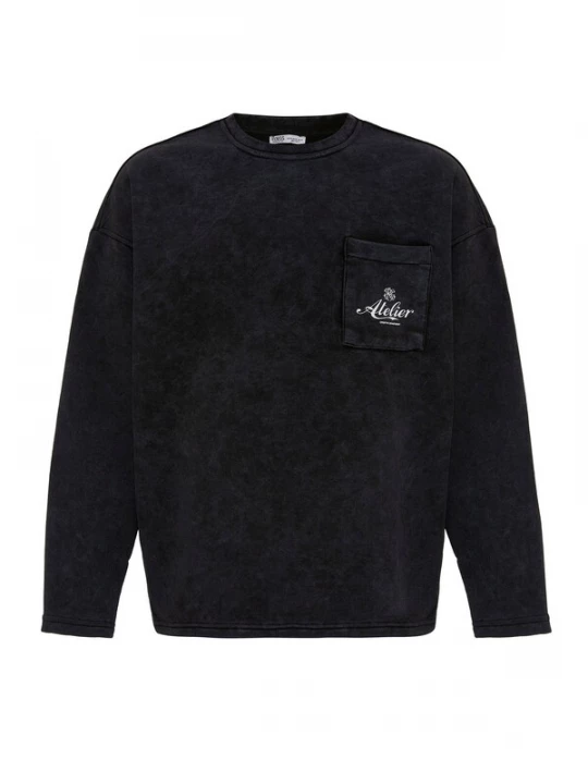Foto van product VAMOS CLO Sweatshirt zwart / wit