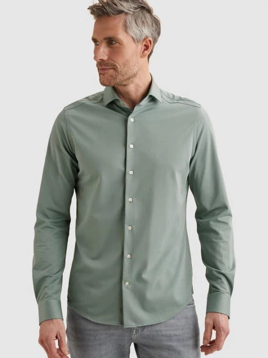 Foto van product VANGUARD Overhemd 'Elevated Knit shirt' groen