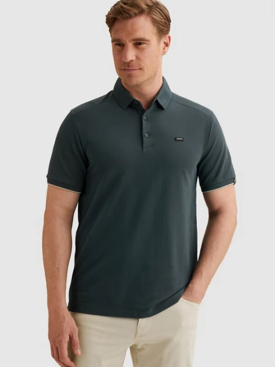 Foto van product VANGUARD Shirt 'Polo shirt in piqué blend' blauw
