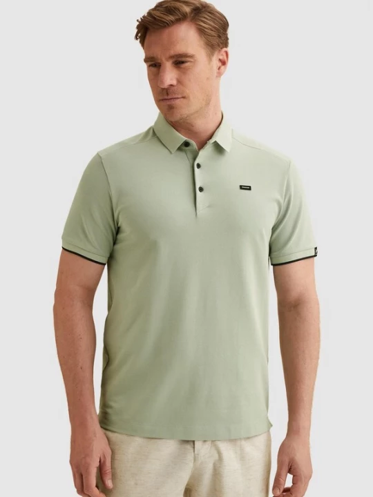 Foto van product VANGUARD Shirt 'Polo shirt in piqué blend' groen