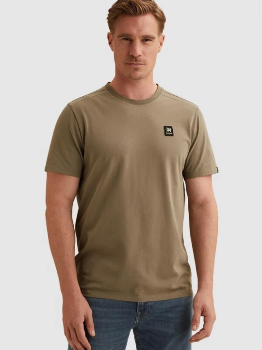 Foto van product VANGUARD Shirt 'T-shirt with badge' bruin