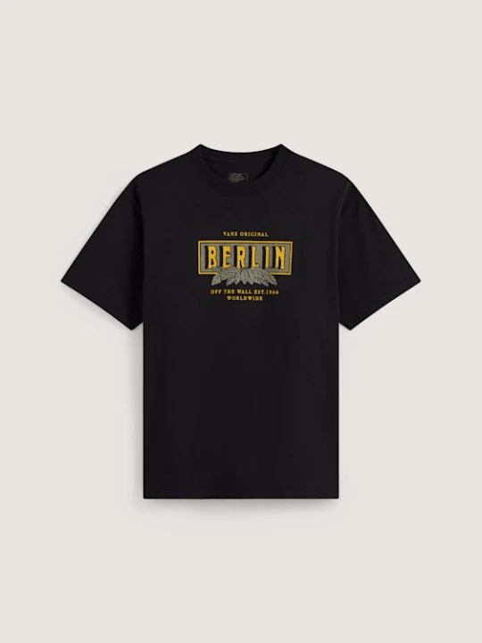 Foto van product Vans - Berlin Off The Wall SS Tee Black, Man, Zwart