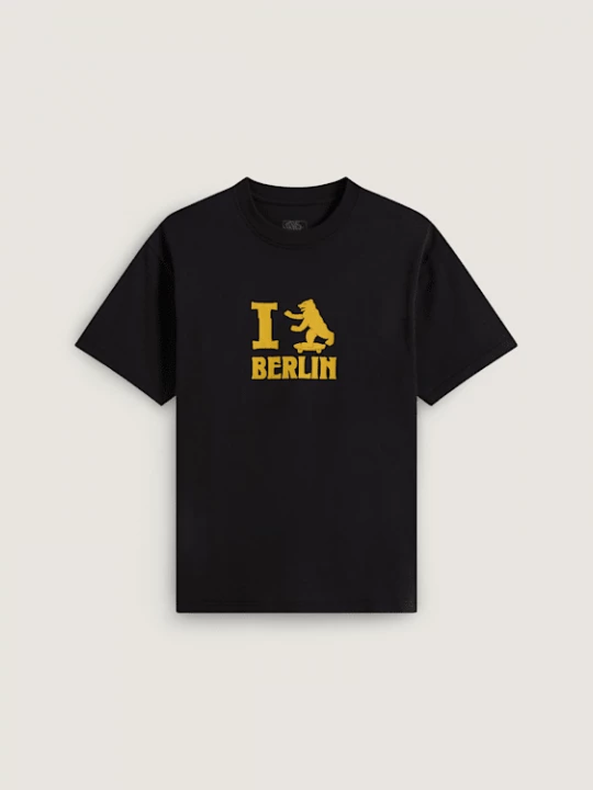 Foto van product Vans - Berlin Skate SS Tee Black, Man, Zwart