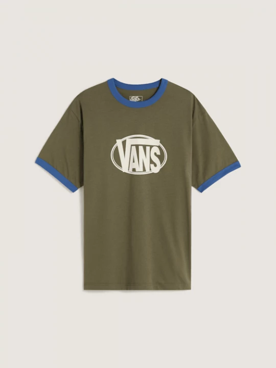 Foto van product Vans - CENTER CHEST RINGER Tee, Man, Groen