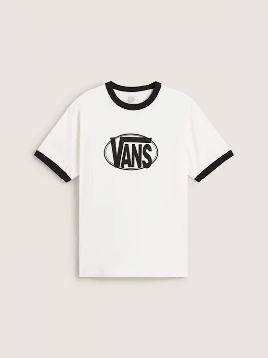 Foto van product Vans - CENTER CHEST RINGER Tee, Man, Wit