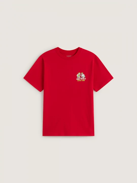 Foto van product Vans - Checker Bros SS Tee RACING REDunisex, Rood