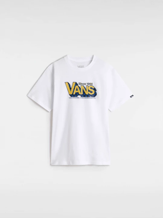 Foto van product Vans - Checker Drop Tee voor kinderen (8-14 jaar)unisex, Wit