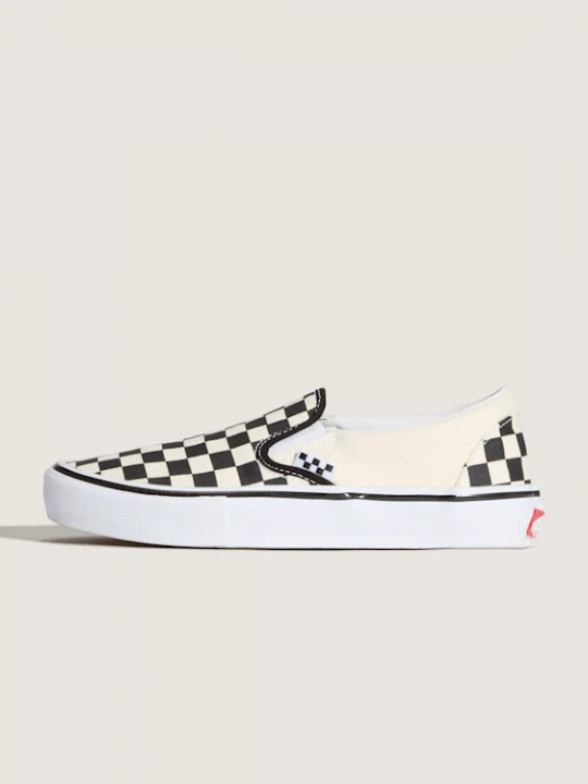Foto van product Vans - Checkerboard Slip-On Skateschoenen, Man, Zwart