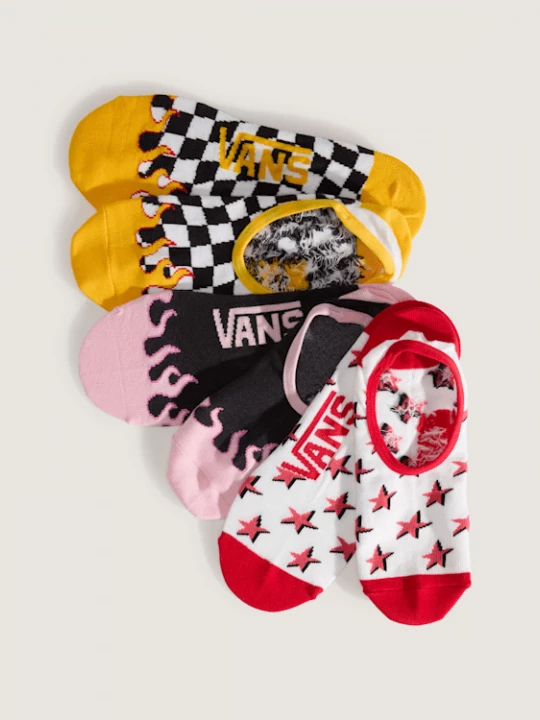 Foto van product Vans - Checkerboard Ticker Canoodle Sokken (3 paar), Man, Multicolour, Grootte: L (42.5-47​)