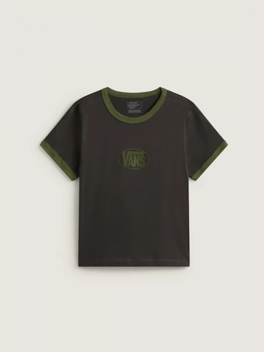 Foto van product Vans - Circle V Ringer Tee, Vrouw, Zwart