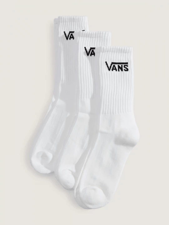 Foto van product Vans - Classic Crew Sokken (3 paar)unisex, Wit, Grootte: L (42.5-47​)