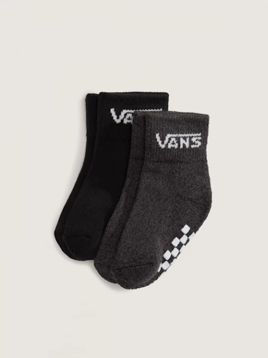 Foto van product Vans - Classic Crew Sokken voor baby's (2 paar)unisex, Zwart, Grootte: 0 - 12 maanden