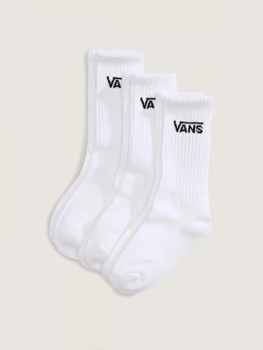 Foto van product Vans - Classic Crew Sokken voor kinderen (3 paar)unisex, Wit, Grootte: XXS (27-30.5​​)