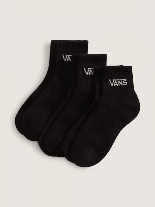 Foto van product Vans - Classic Half Crew Kindersokken (3 paar)unisex, Zwart, Grootte: XS (31-34)