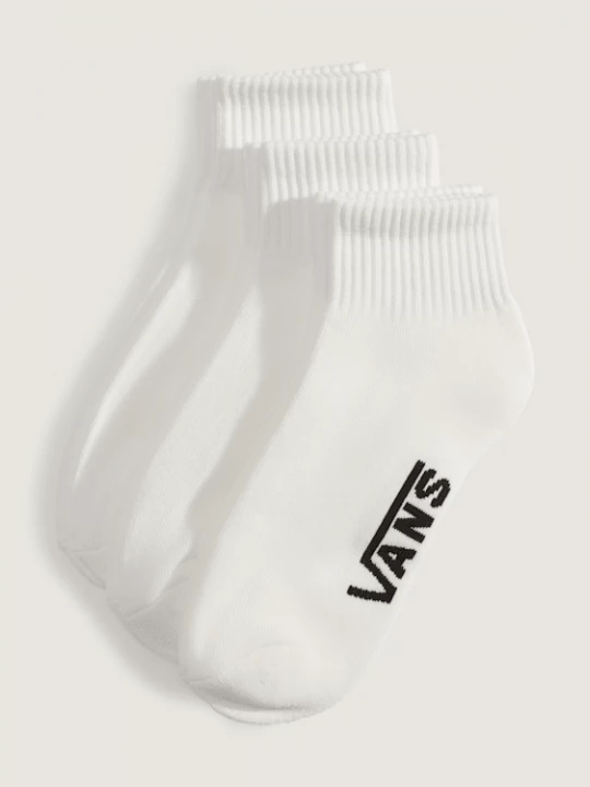 Foto van product Vans - Classic Quarter Crew Sokken (3 paar), Man, Wit, Grootte: M (38.5-42​)