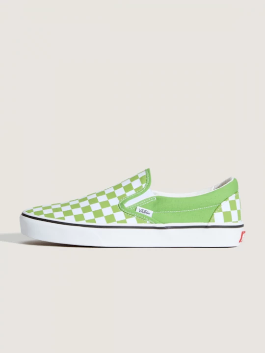 Foto van product Vans - Classic Slip-On Checkerboard Schoenen, Man, Groen