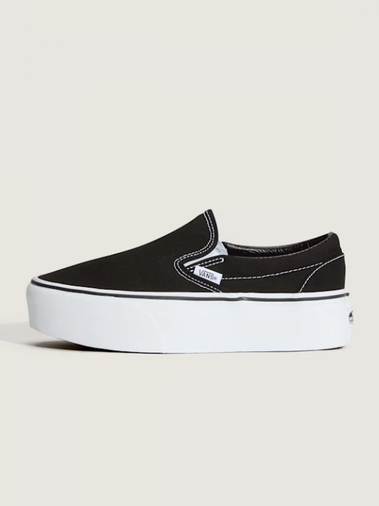 Foto van product Vans - Classic Slip-on Platform Schoenen, Vrouw, Zwart