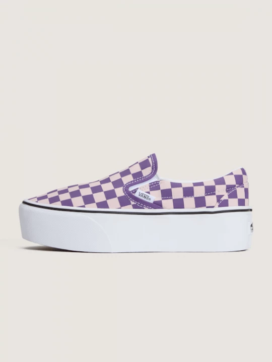 Foto van product Vans - Classic Slip-On Platformschoenen, Man, Paars