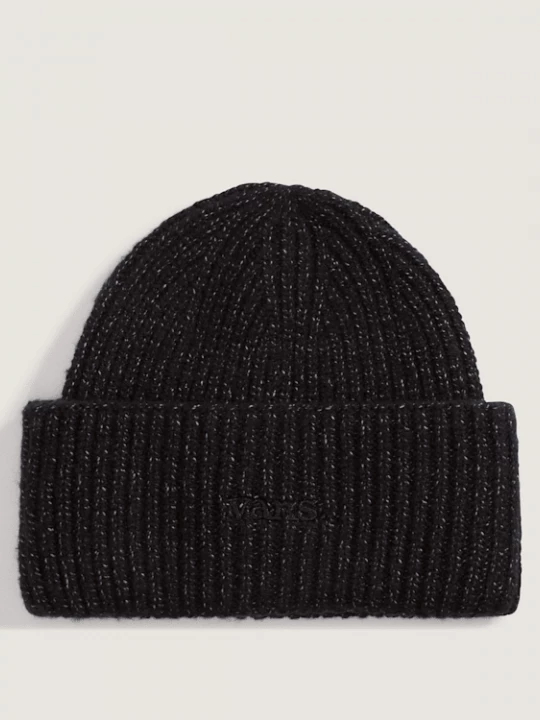 Foto van product Vans - Densmore Wide Cuff Beanie, Man, Zwart, Grootte: Een maat
