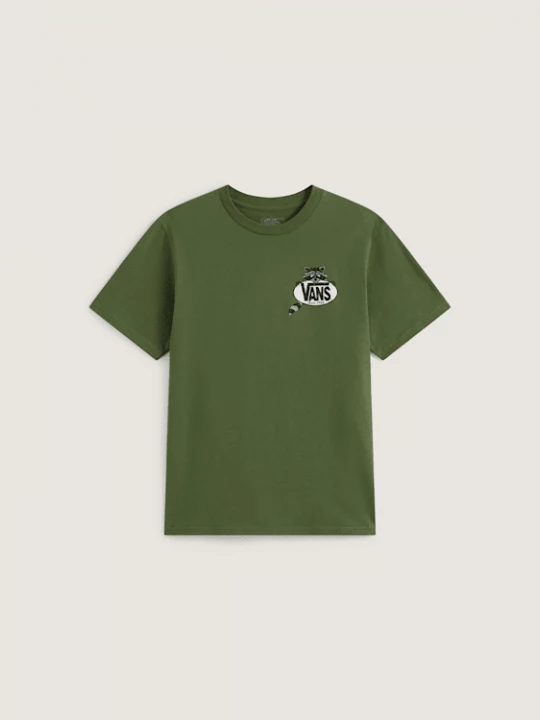 Foto van product Vans - Dumpster Raccoon Tee voor kinderen (8-14 jaar)unisex, Groen