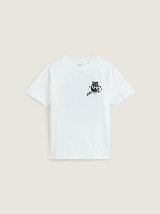 Foto van product Vans - Dumpster Raccoon Tee voor kinderen (8-14 jaar)unisex, Wit